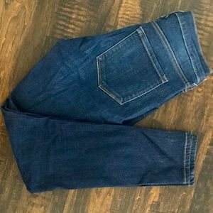 Banana Republic true blue high rise skinny jeans